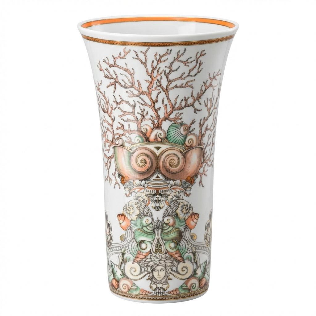Versace vase featuring intricate design available at Lestyle Boutique Melbourne