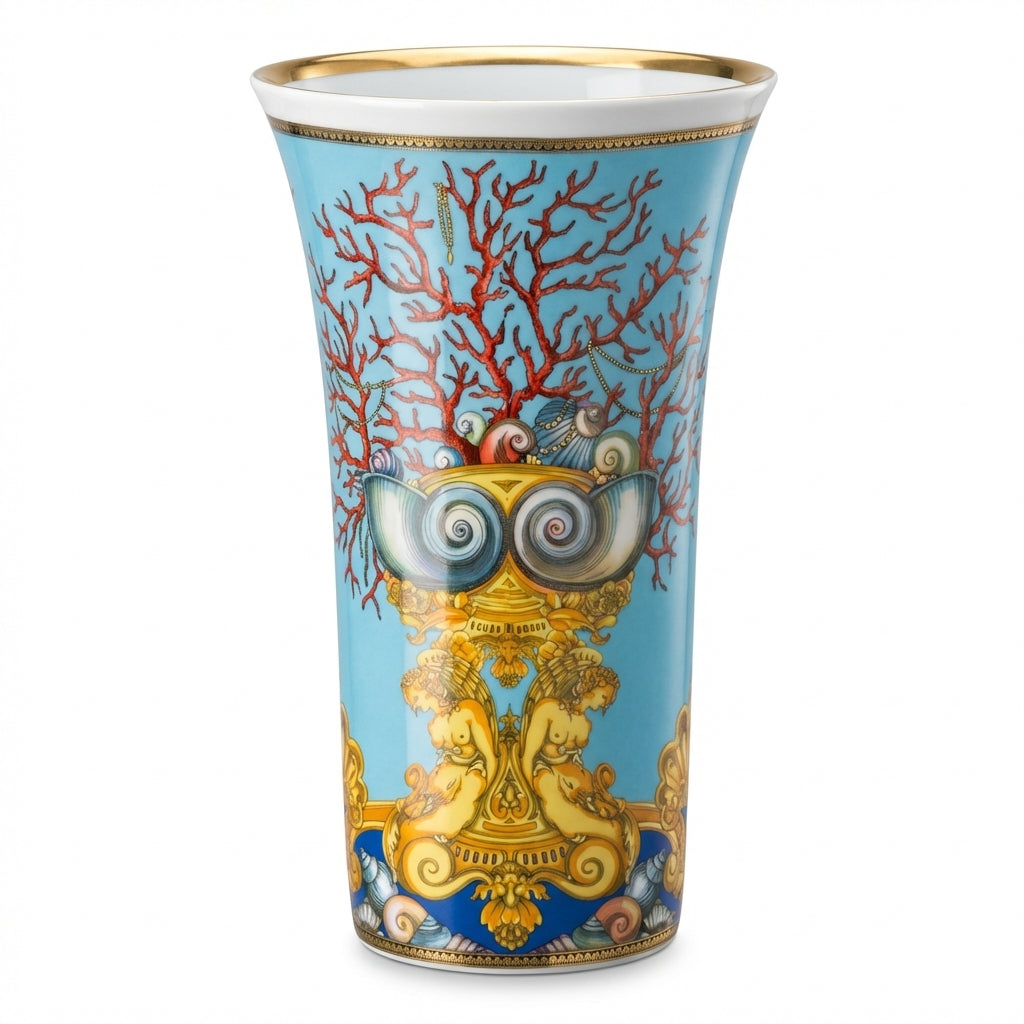 Versace vase featuring intricate design available at Lestyle Boutique Melbourne