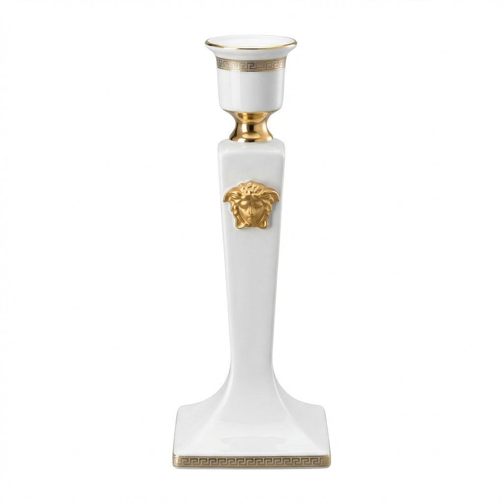Versace candle holder featuring gold accents available at Lestyle Boutique Melbourne