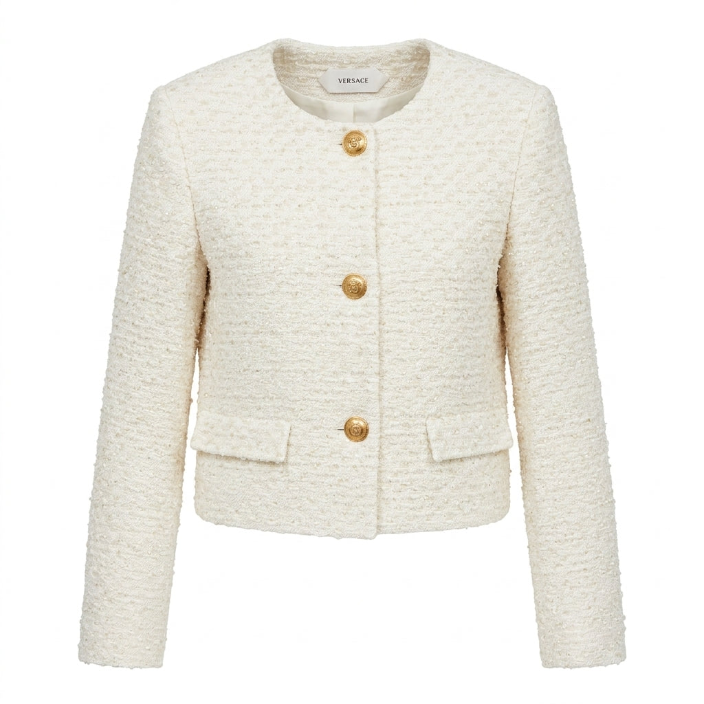 Versace kids jacket featuring gold buttons available at Lestyle Boutique Melbourne