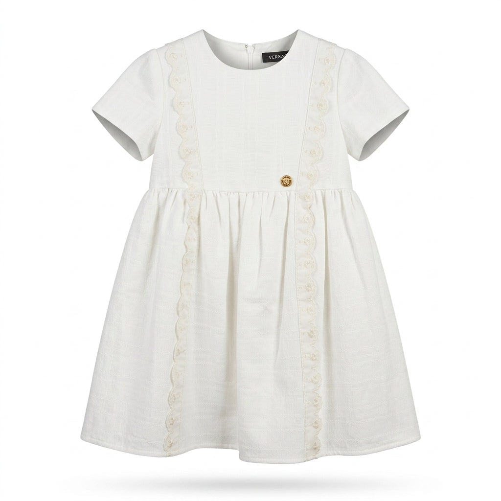 Versace kids dress featuring elegant design available at Lestyle Boutique Melbourne