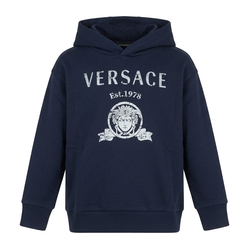Versace kids sweatshirt featuring logo available at Lestyle Boutique Melbourne