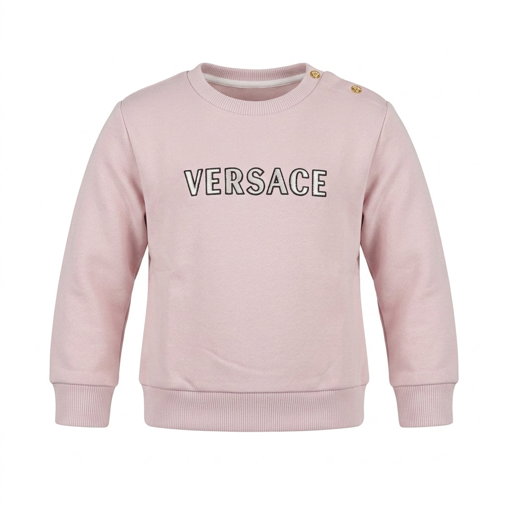 Versace Kids sweatshirt featuring logo available at Lestyle Boutique Melbourne