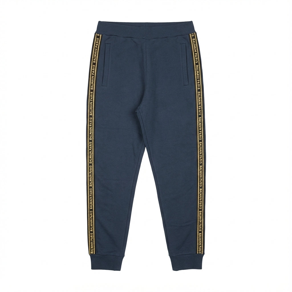 Balmain pants featuring side logo tape available at Lestyle Boutique Melbourne