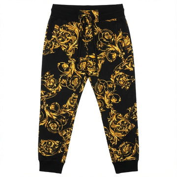 Versace Jeans Couture men's pants featuring gold baroque pattern available at Lestyle Boutique Melbourne