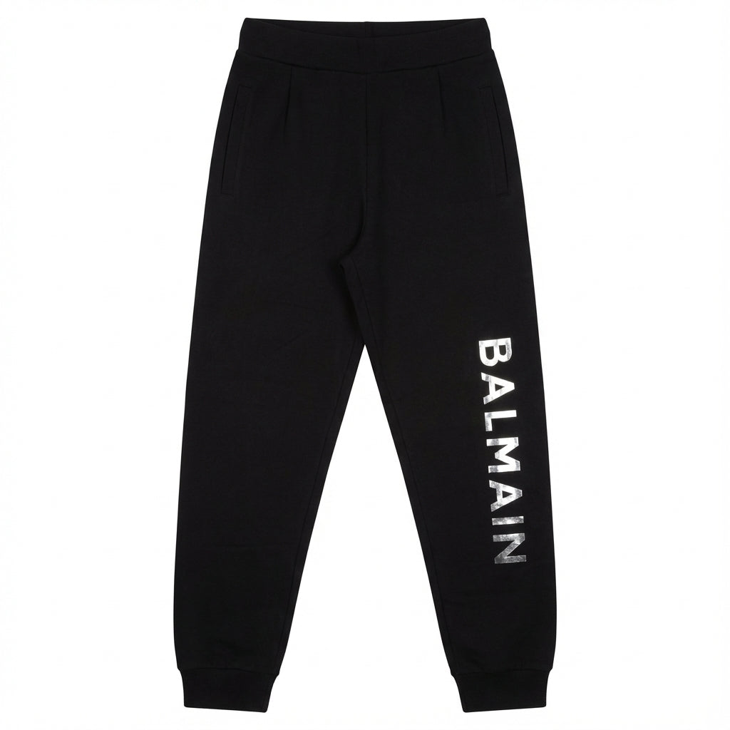 Balmain sweatpants featuring logo design available at Lestyle Boutique Melbourne