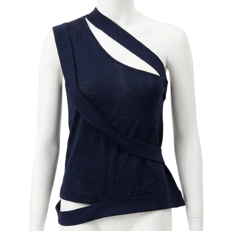 Valentino blouse featuring asymmetric design available at Lestyle Boutique Melbourne
