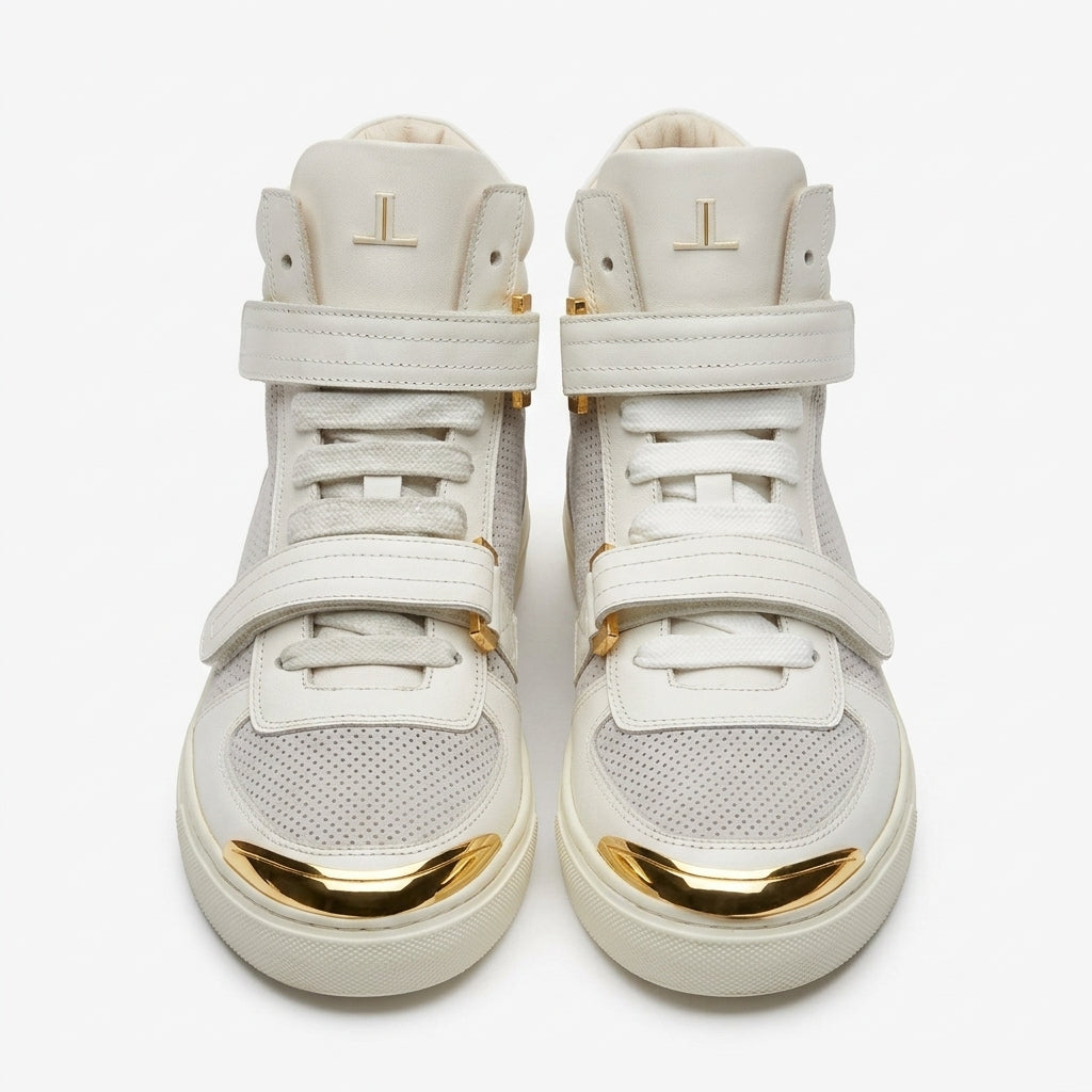 Louis Leeman sneakers featuring gold accents available at Lestyle Boutique Melbourne