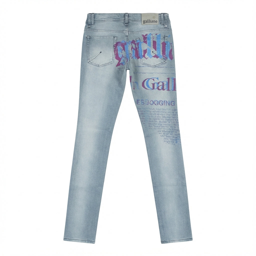 John Galliano jeans featuring classic style available at Lestyle Boutique Melbourne