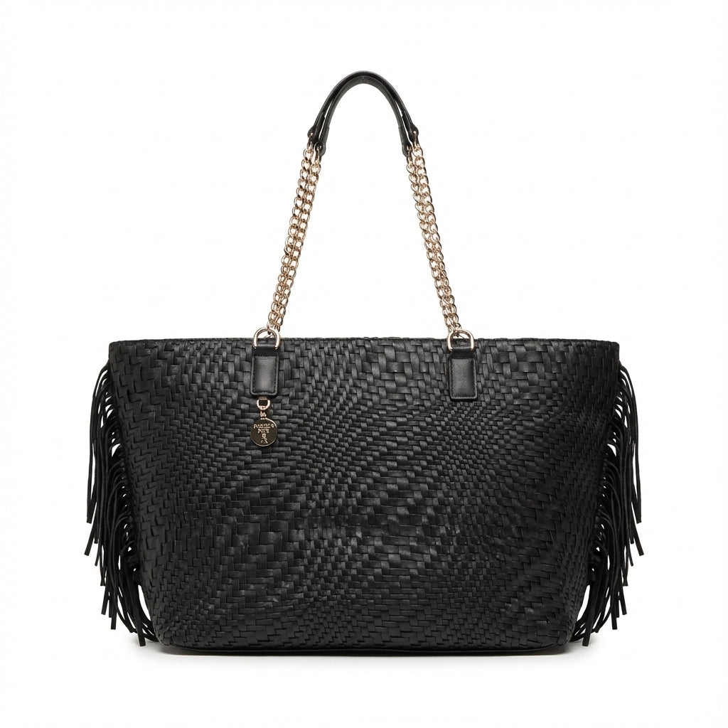 Patrizia Pepe bag featuring woven design available at Lestyle Boutique Melbourne