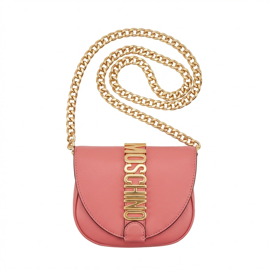 Moschino shoulder bag featuring a chain strap available at Lestyle Boutique Melbourne