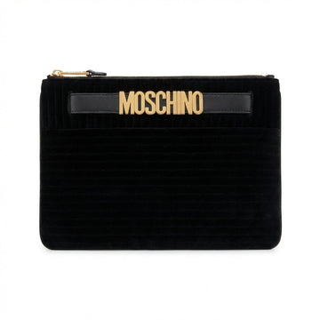 Moschino bag featuring velvet material available at Lestyle Boutique Melbourne