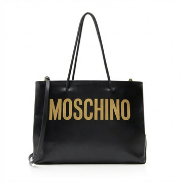 Moschino tote bag featuring bold logo print available at Lestyle Boutique Melbourne