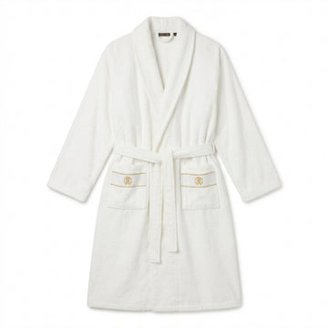 Roberto Cavalli bathrobe featuring luxurious plush texture available at Lestyle Boutique Melbourne