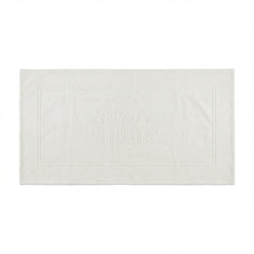 Roberto Cavalli bath mat featuring embossed design available at Lestyle Boutique Melbourne