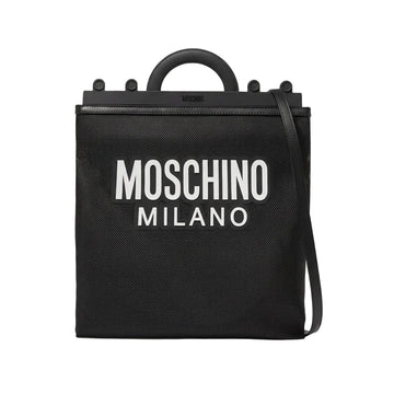 Moschino tote bag featuring bold logo print available at Lestyle Boutique Melbourne
