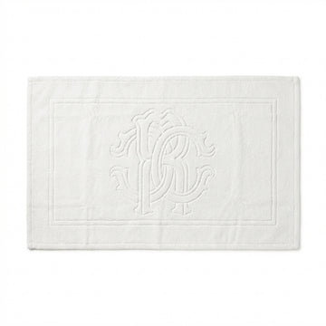 Roberto Cavalli bath mat featuring embossed logo available at Lestyle Boutique Melbourne