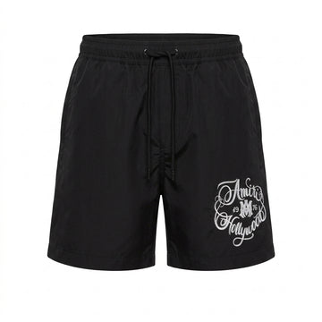 Amiri shorts with Hollywood logo available at Lestyle Boutique Melbourne