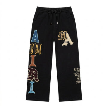 AMIRI pants featuring decorative embroidery available at Lestyle Boutique Melbourne