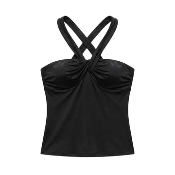 Versace top featuring a twist knot design available at Lestyle Boutique Melbourne