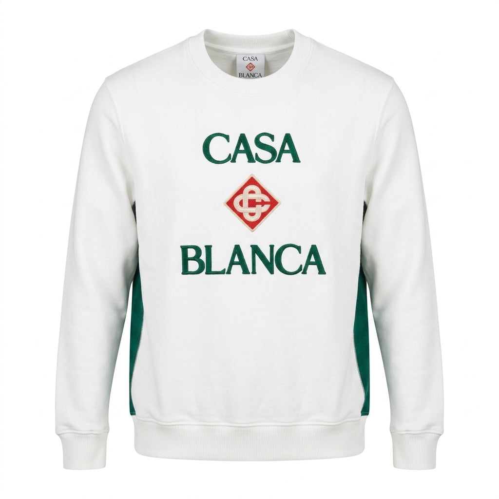 Casablanca sweatshirt featuring logo design available at Lestyle Boutique Melbourne