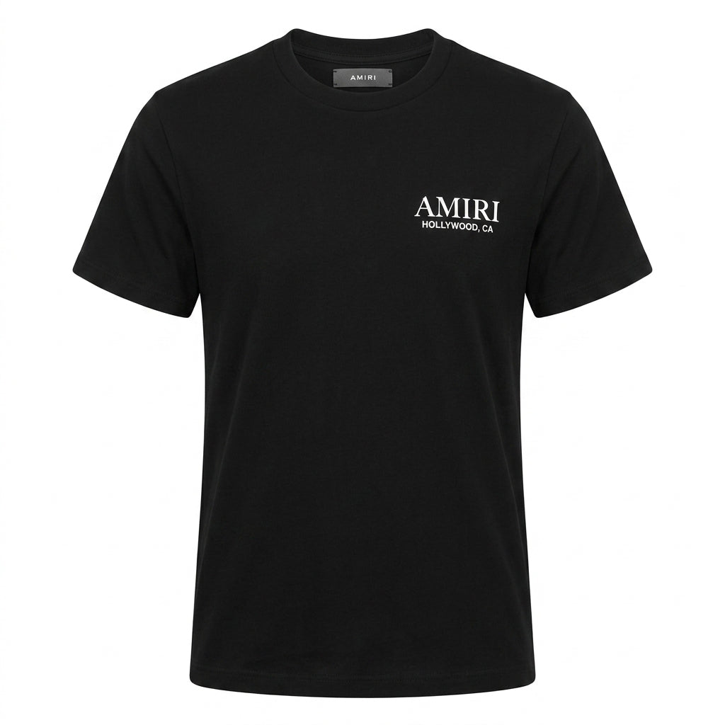 Amiri T-shirt featuring logo available at Lestyle Boutique Melbourne