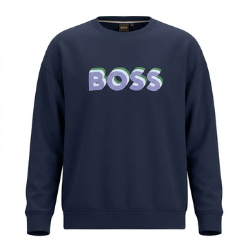 BOSS sweatshirt featuring logo graphic available at Lestyle Boutique Melbourne