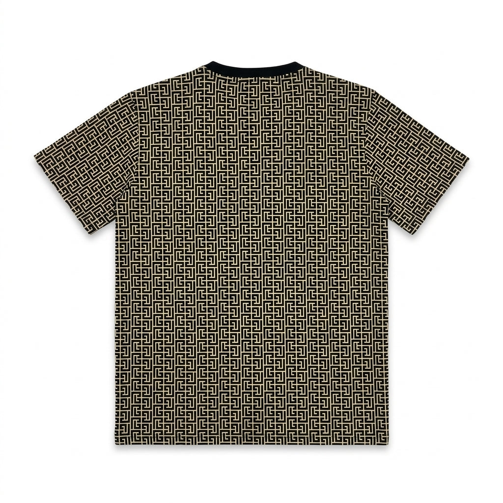 Balmain t-shirt featuring Greek key pattern available at Lestyle Boutique Melbourne