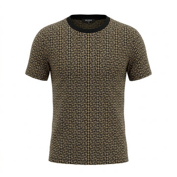 Balmain t-shirt featuring Greek key pattern available at Lestyle Boutique Melbourne