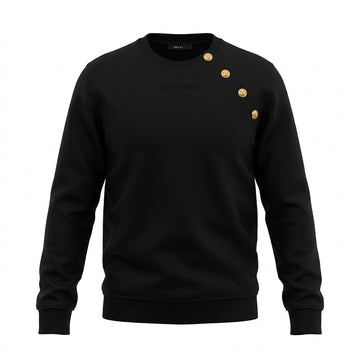 BALMAIN sweatshirt featuring gold buttons available at Lestyle Boutique Melbourne