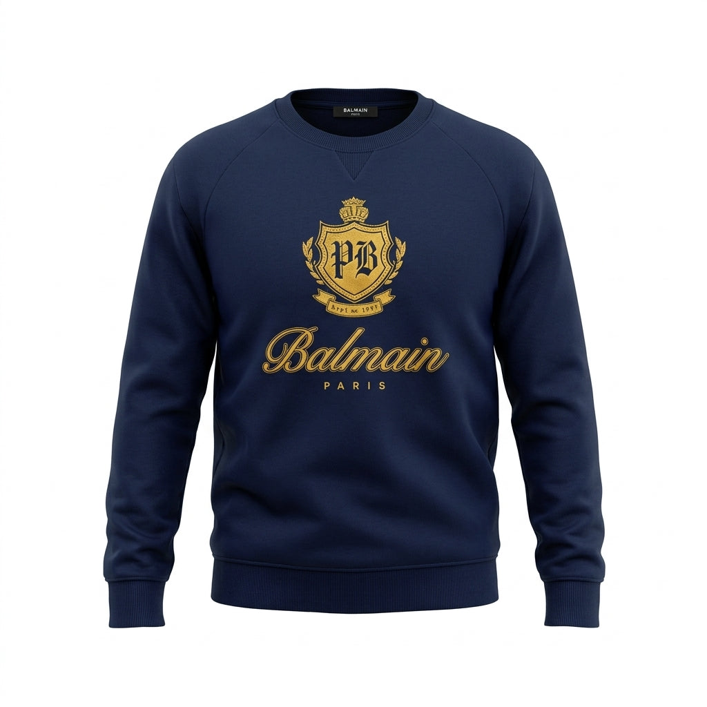 BALMAIN sweatshirt featuring Balmain Paris logo available at Lestyle Boutique Melbourne