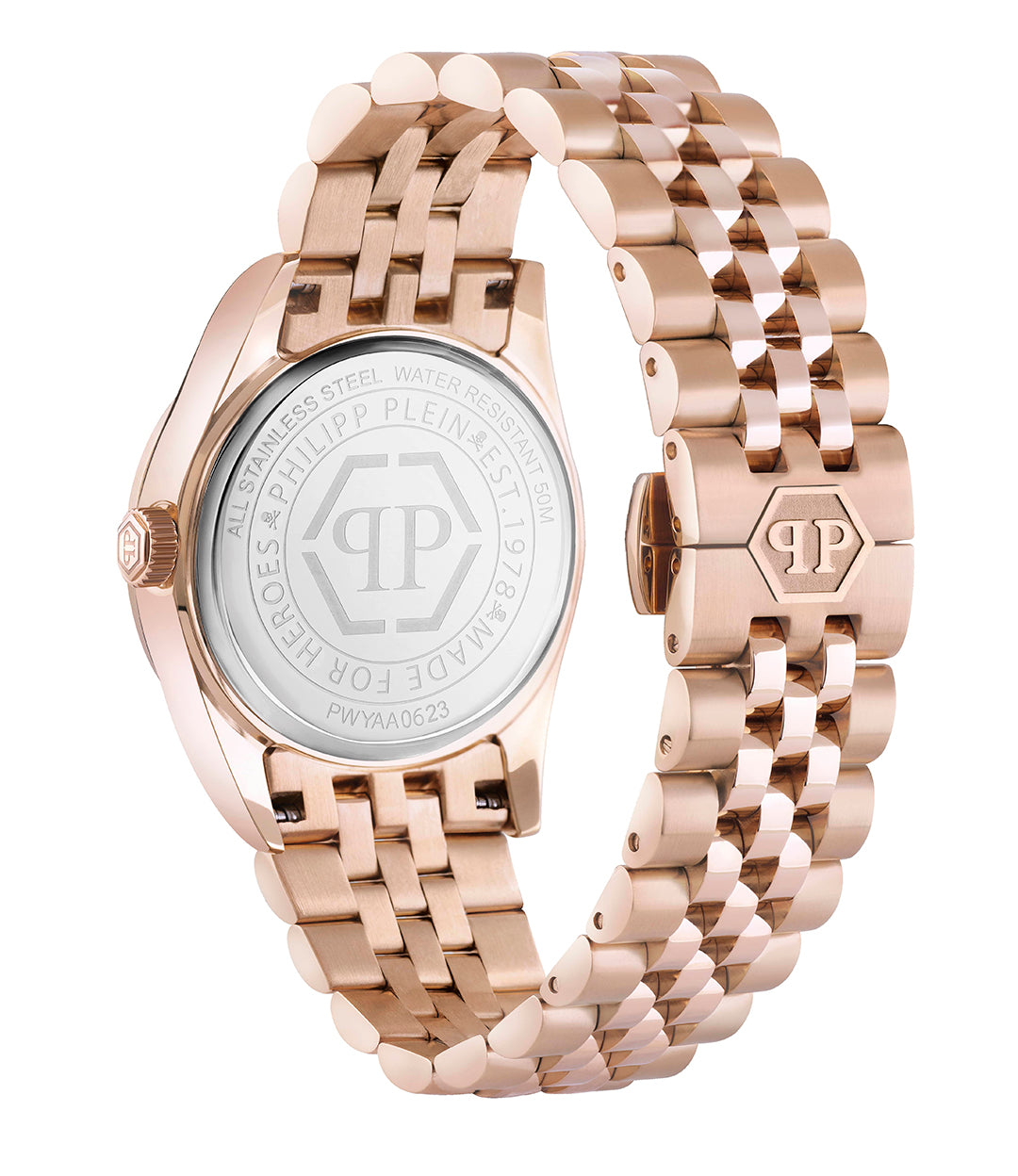 Philipp Plein Date Superlative watch featuring crystal accents available at Lestyle Boutique Melbourne