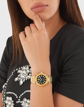 Philipp Plein hexagon watch with black dial available at Lestyle Boutique Melbourne