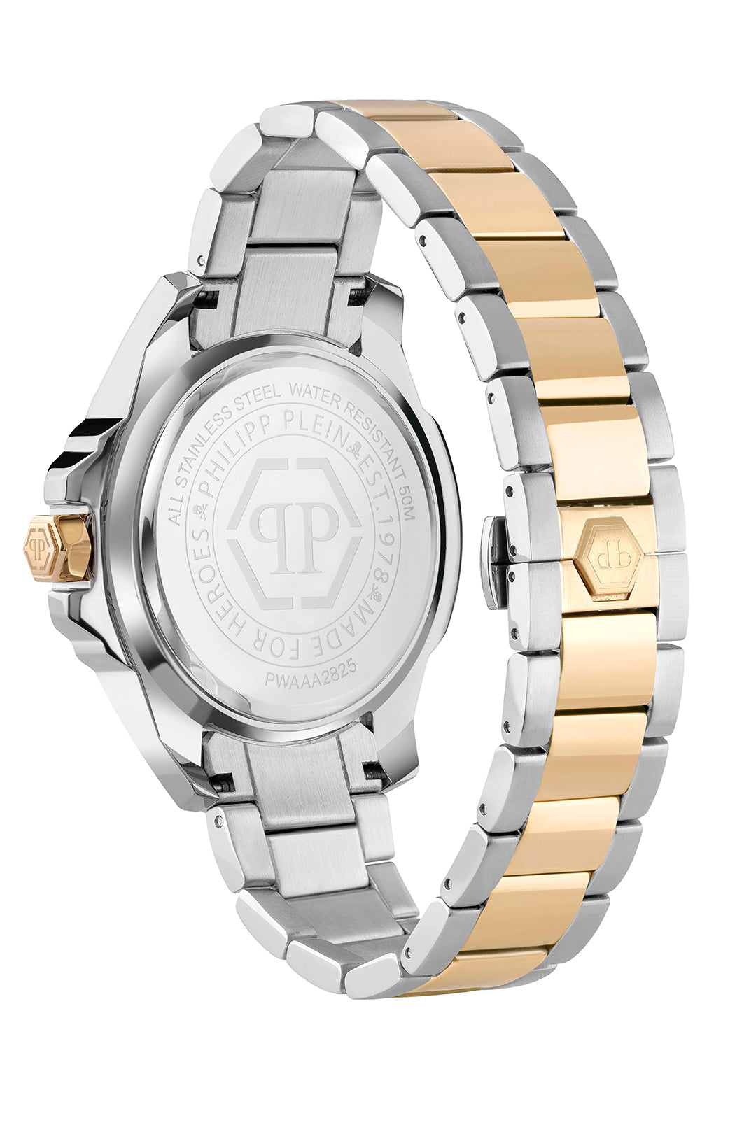 The Skull 44mm watch featuring a green dial and two-tone stainless steel case available at Lestyle Boutique Melbourne