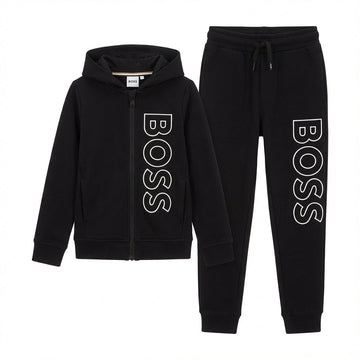 BOSS Kids tracksuit set featuring bold logo design available at Lestyle Boutique Melbourne