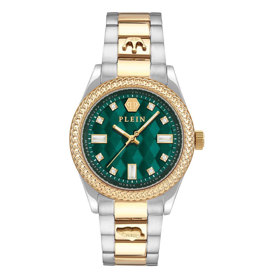 Philipp Plein Queen 38mm watch featuring green dial available at Lestyle Boutique Melbourne