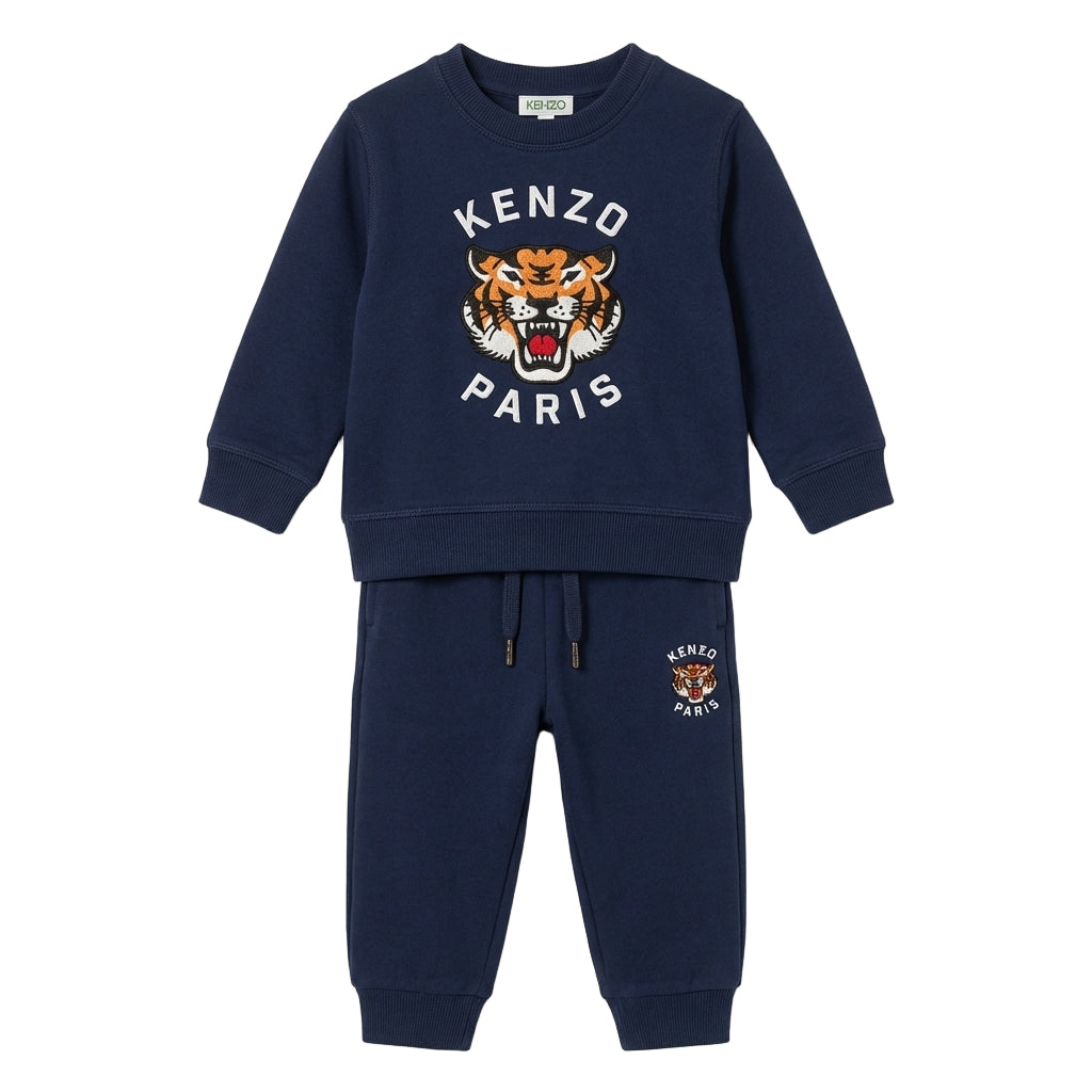Kenzo Kids jogging suit featuring a tiger logo available at Lestyle Boutique Melbourne