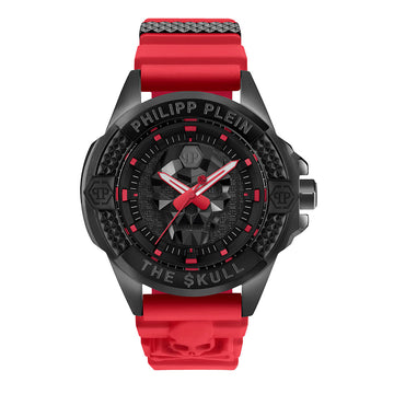 Philipp Plein The Skull watch with black and red design available at Lestyle Boutique Melbourne