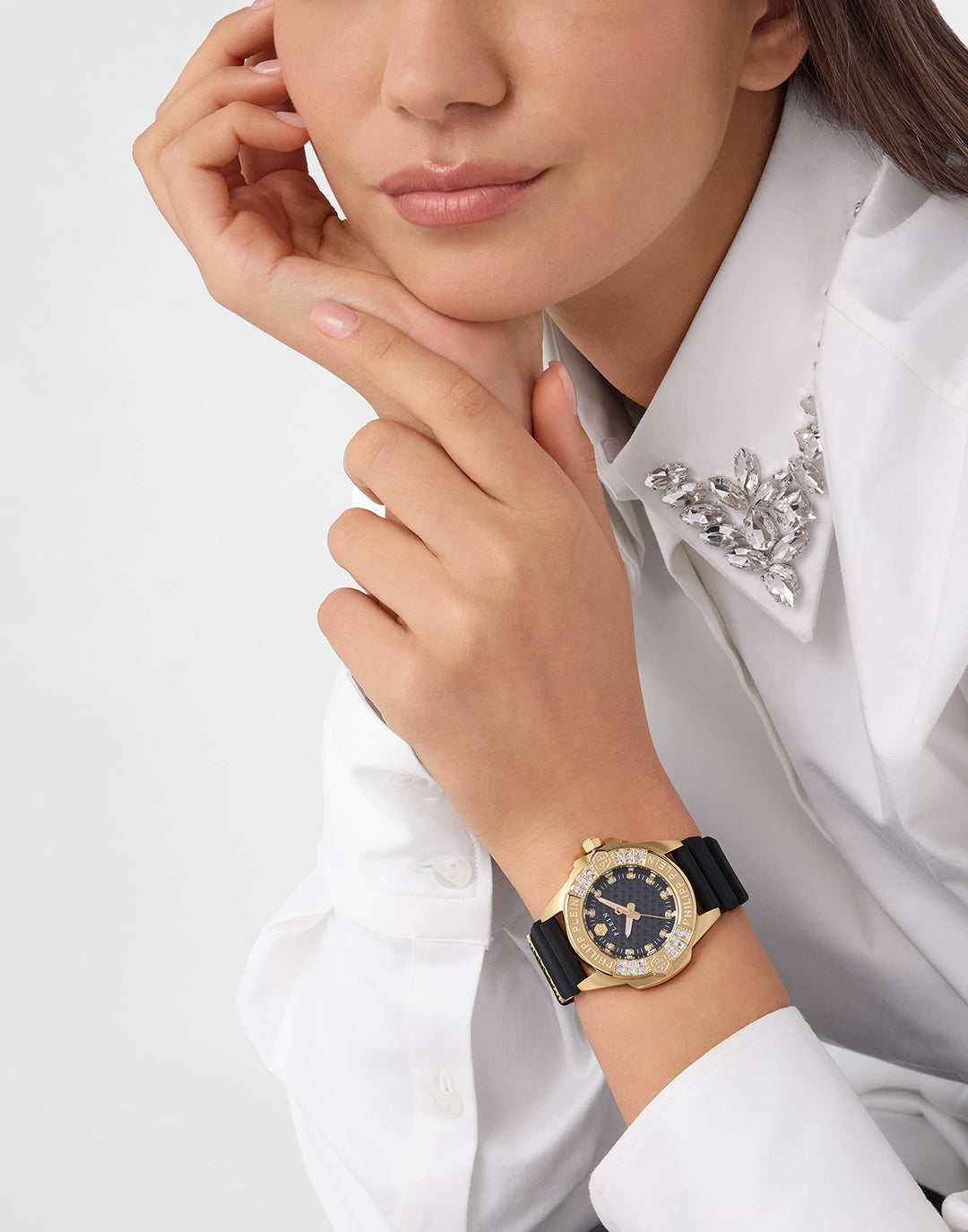 Philipp Plein The Skull 38mm watch featuring crystals available at Lestyle Boutique Melbourne