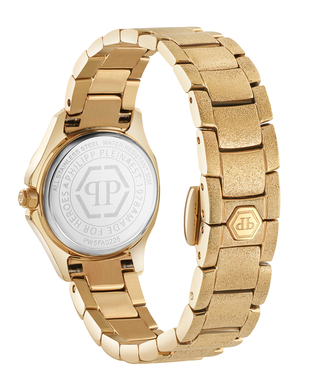 Plein Spectre Lady Mini watch featuring gold-tone finish available at Lestyle Boutique Melbourne