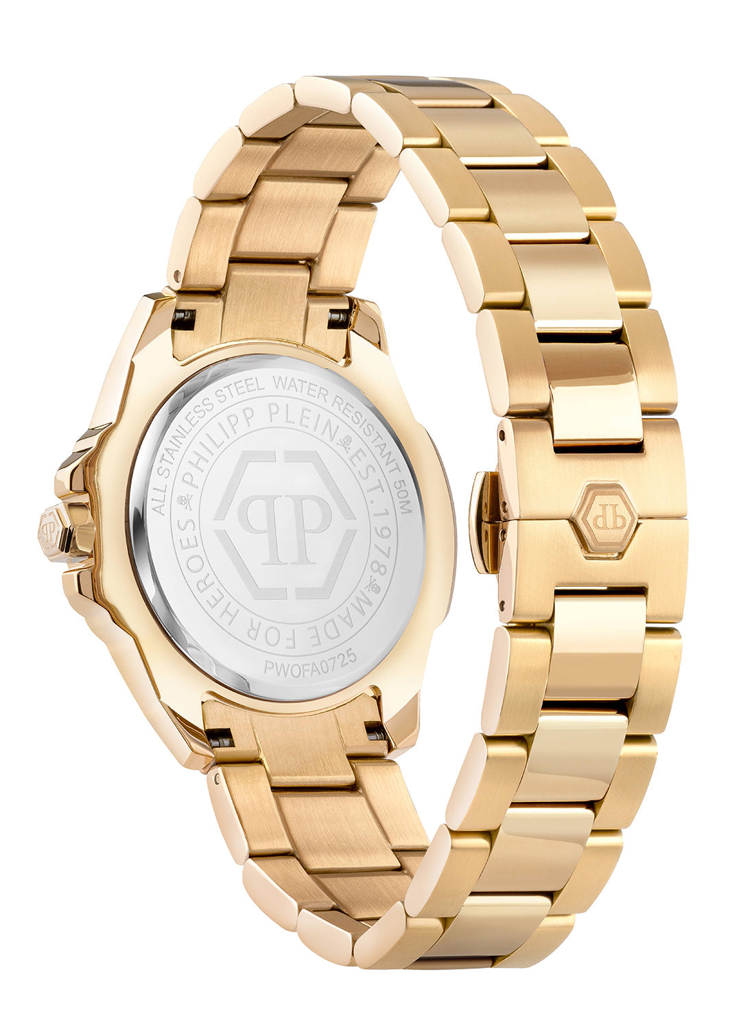 Philipp Plein The Skull 38mm watch featuring crystal accents available at Lestyle Boutique Melbourne