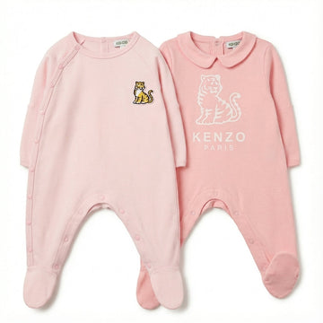 KENZO Kids two-pack of cotton sleepwear featuring tiger embroidery available at Lestyle Boutique Melbourne