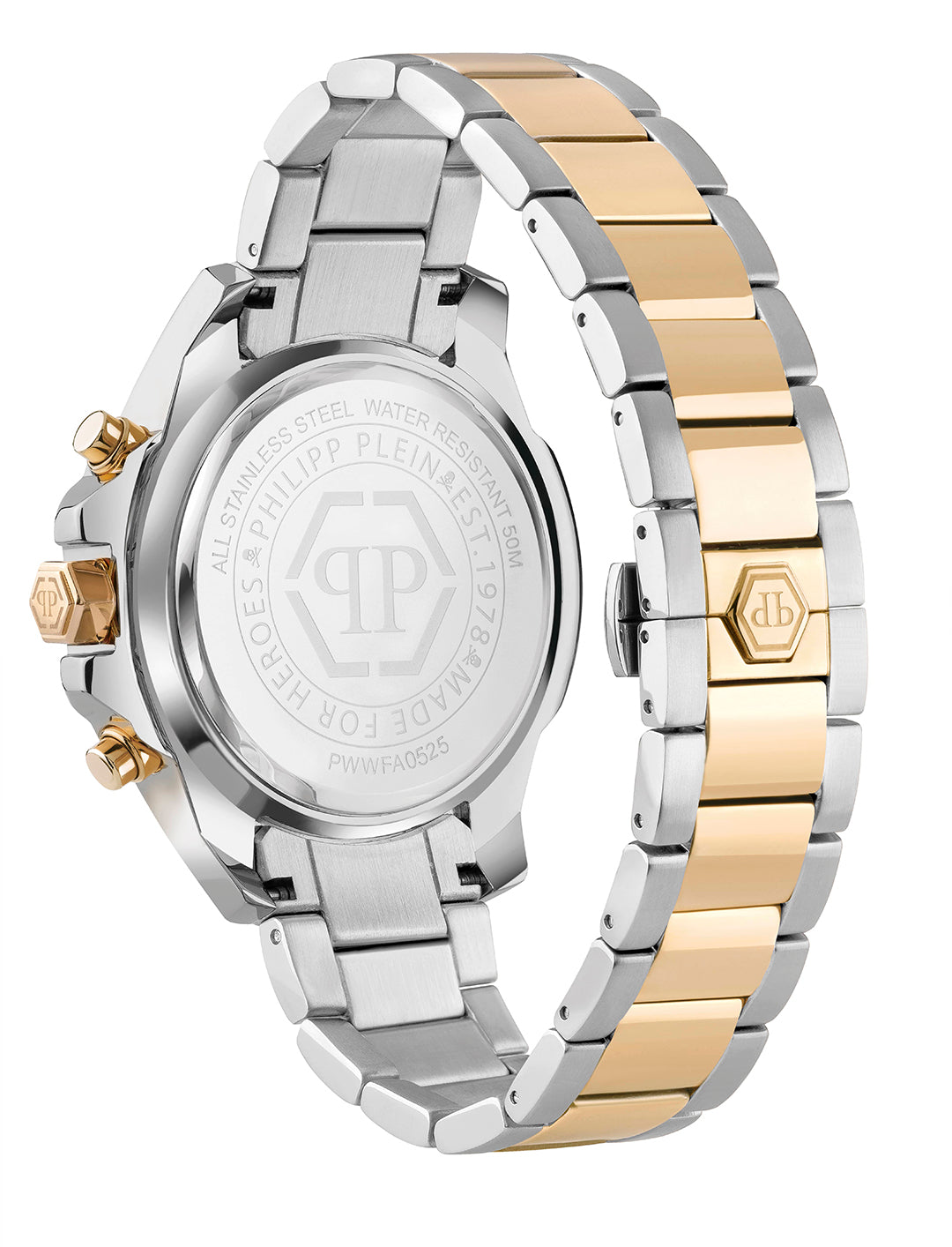 Philipp Plein Skull Chrono watch featuring a green multifunction dial available at Lestyle Boutique Melbourne