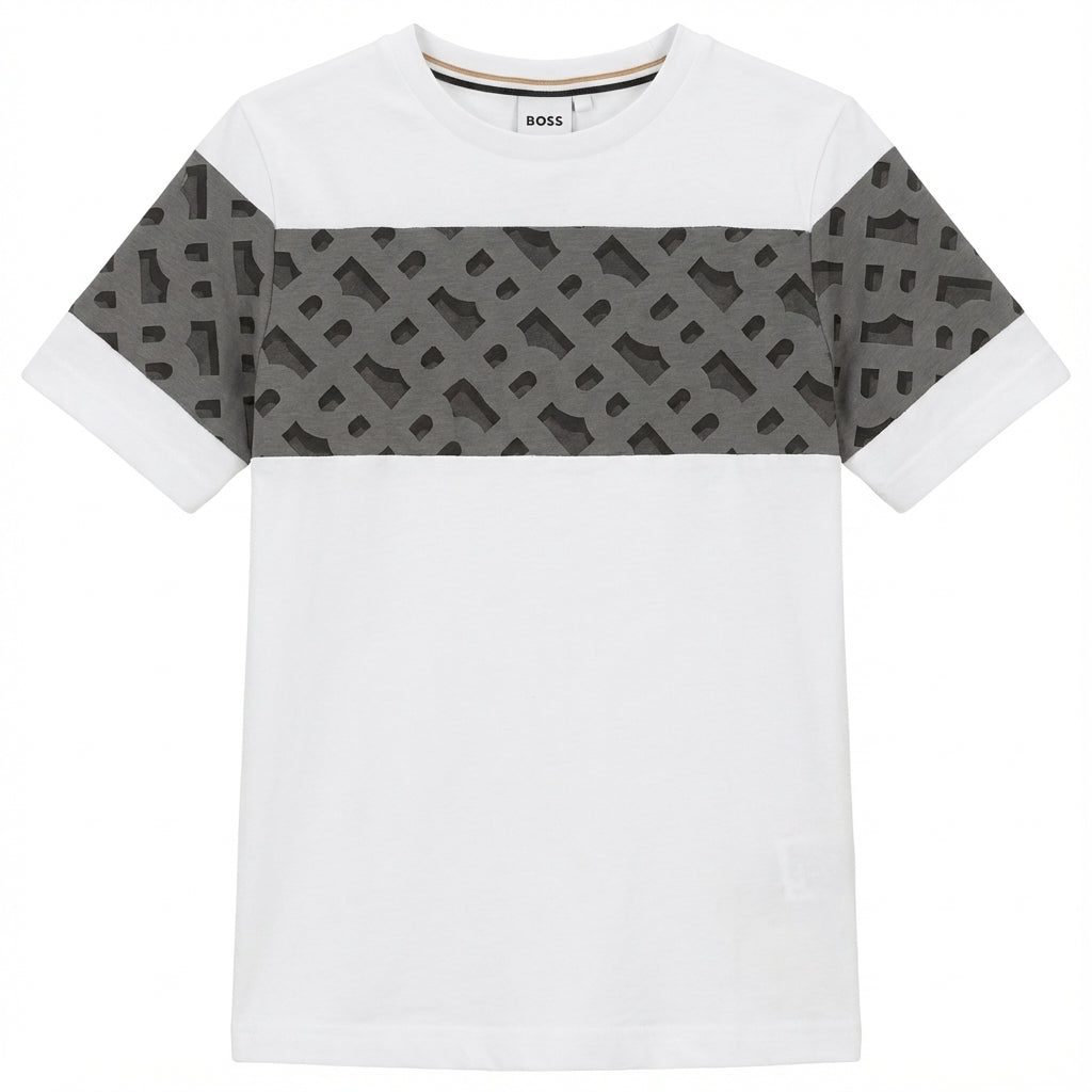 BOSS Kids T-Shirt featuring a graphic pattern available at Lestyle Boutique Melbourne