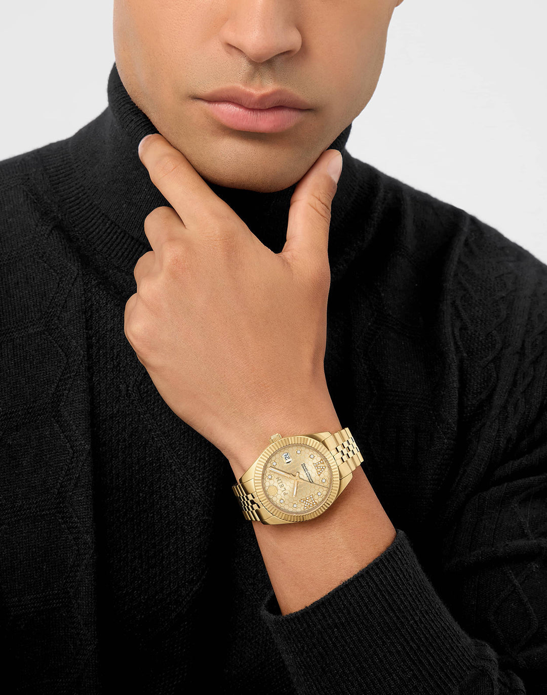 Philipp Plein Date Superlative lady's watch featuring 32 crystals available at Lestyle Boutique Melbourne