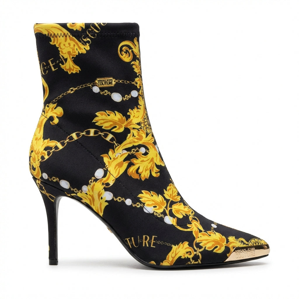 Versace Jeans Couture pumps featuring a baroque print available at Lestyle Boutique Melbourne