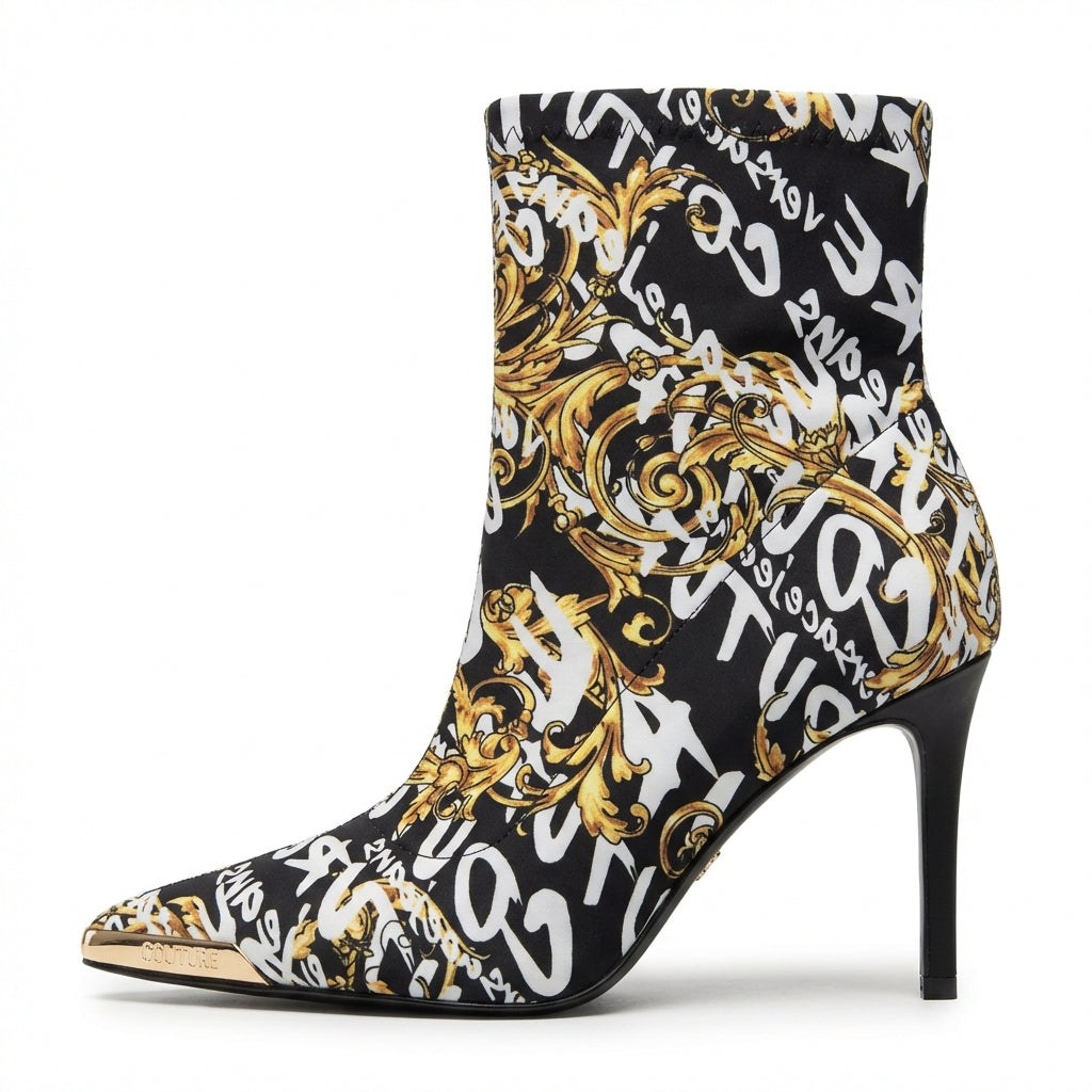 Versace Jeans Couture pumps featuring bold print design available at Lestyle Boutique Melbourne