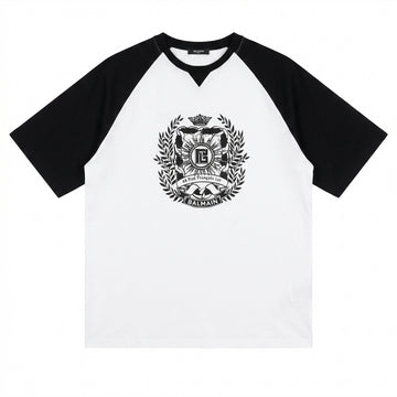 Balmain kids T-shirt featuring crest design available at Lestyle Boutique Melbourne
