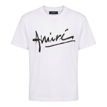 Amiri T-shirt featuring bold logo design available at Lestyle Boutique Melbourne