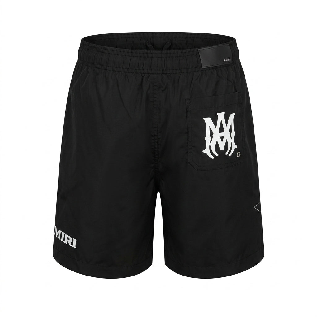Amiri shorts featuring logo designs available at Lestyle Boutique Melbourne
